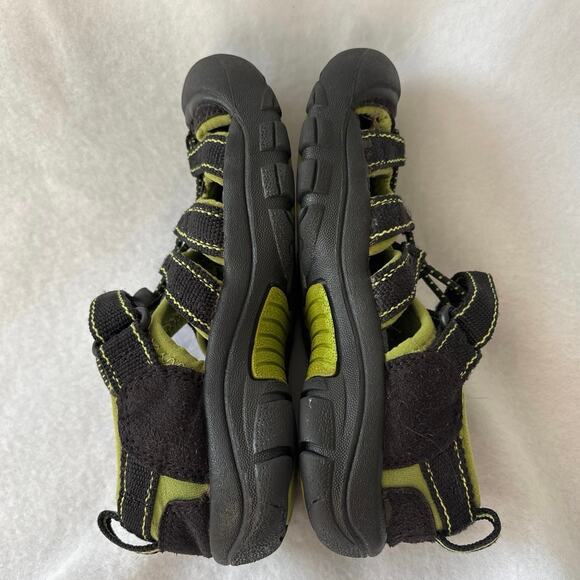 Keen Newport Waterproof Sandals Size 12 Black Lime Green - Picture 3 of 8